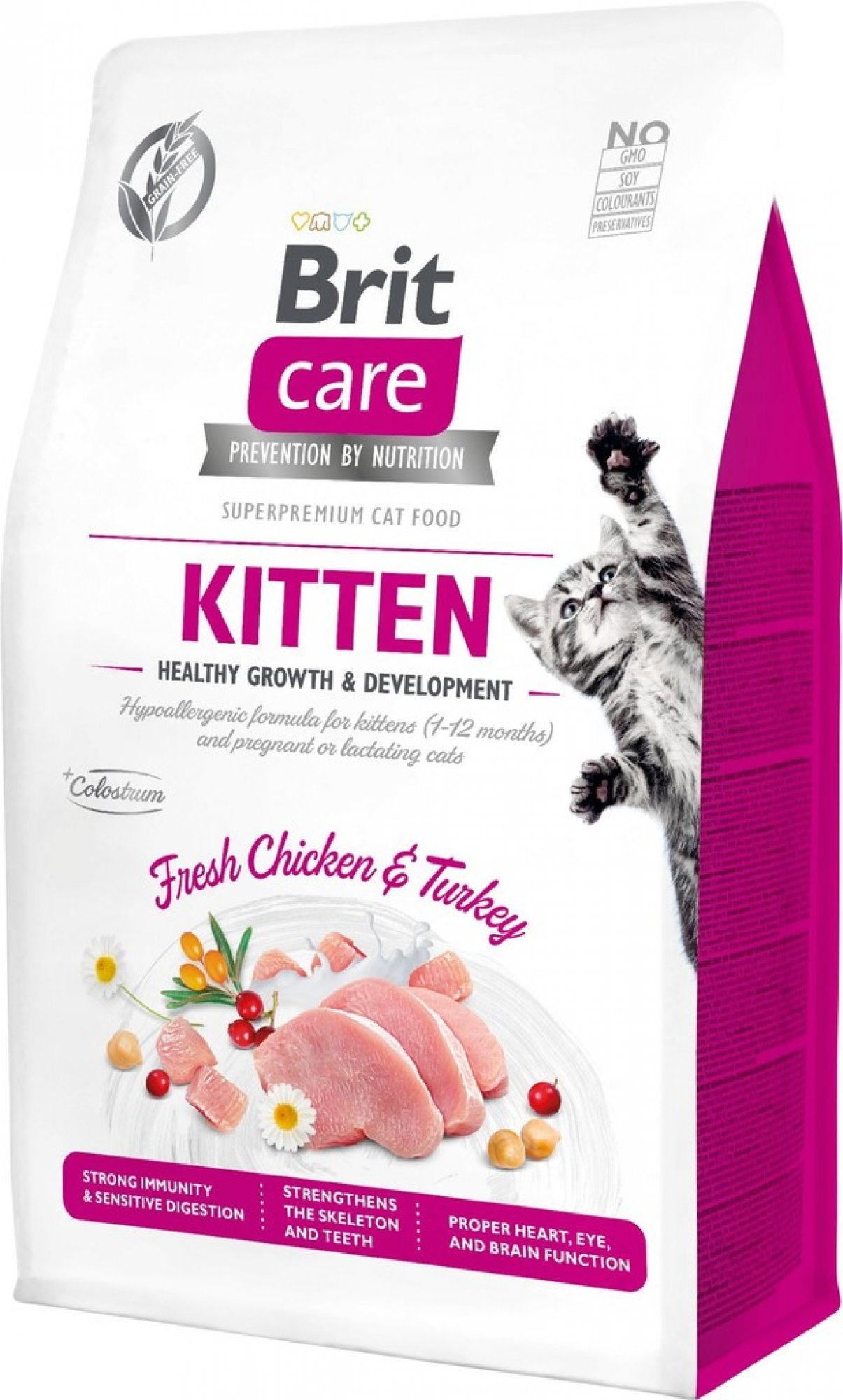 Brit Care Cat Grain-Free Kitten Healthy Growth & Development 7 kg 