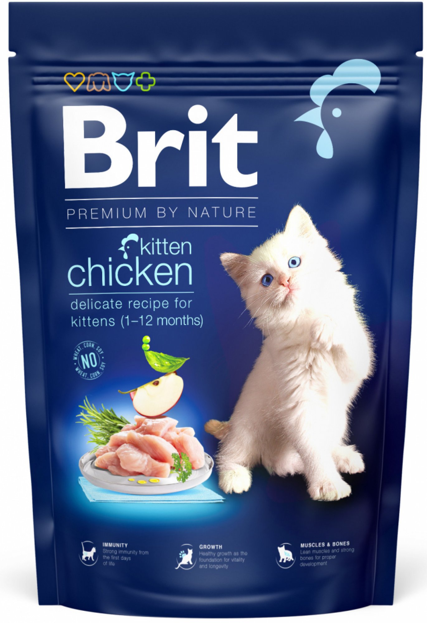  Brit Premium by Nature Cat Kitten Chicken 300 g 