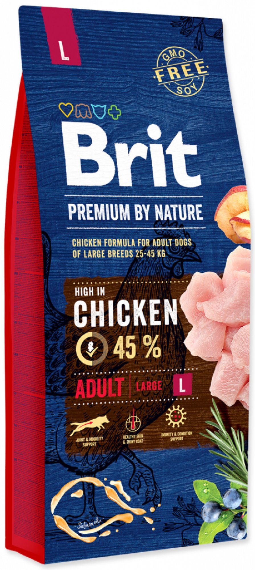  Brit Premium by Nature Dog Adult L 8 kg 