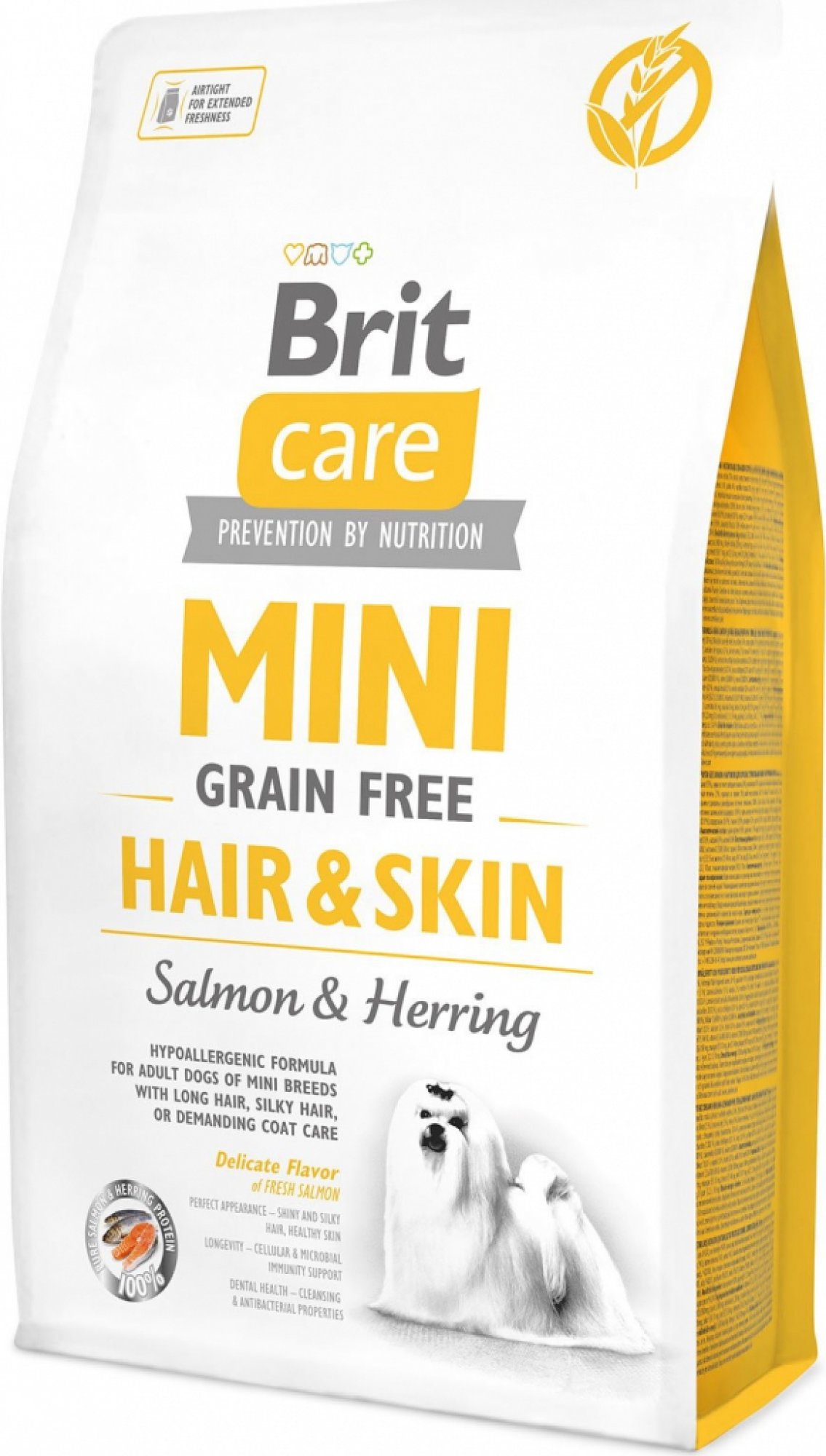 Brit Care Dog Mini Grain Free Hair & Skin 7kg 
