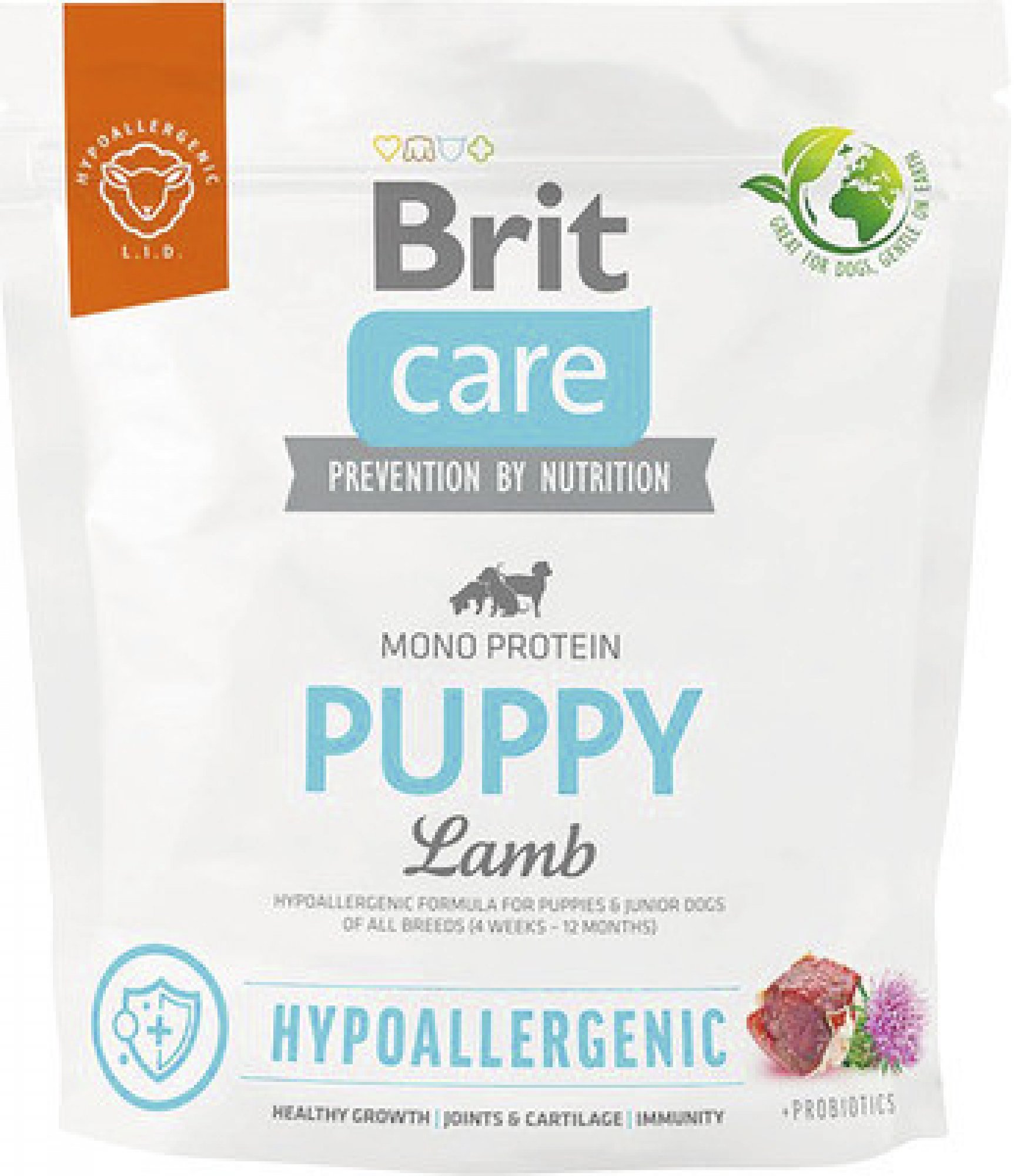 Brit Care Dog Hypoallergenic Puppy Lamb 1 kg