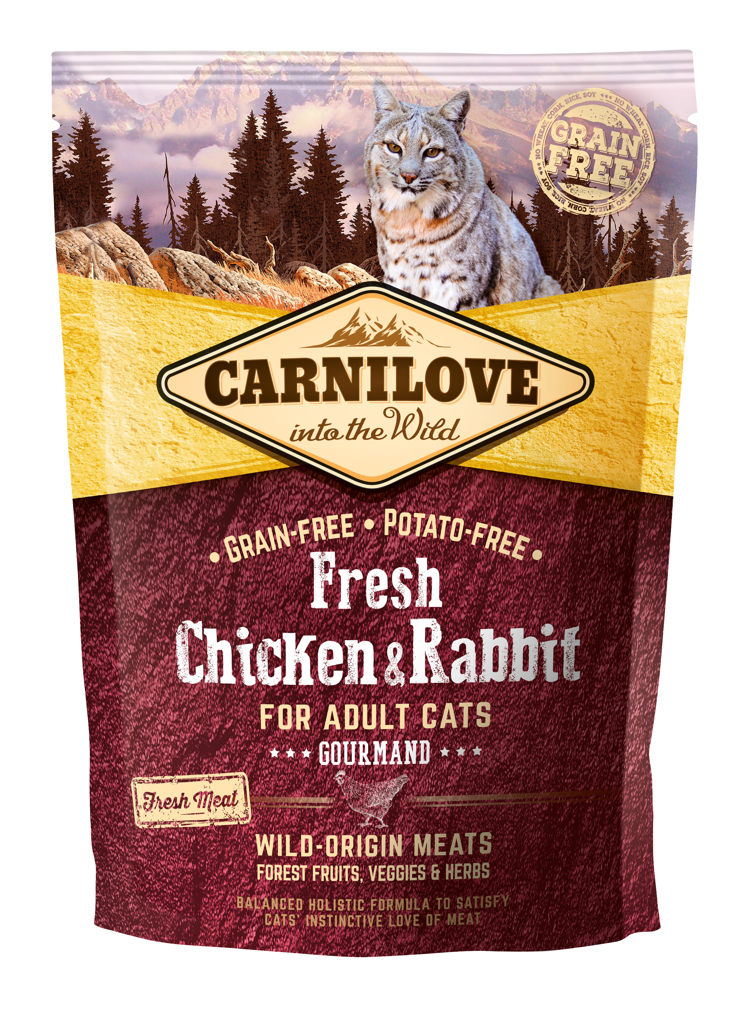 Carnilove Cat Fresh Chicken \u0026 Rabbit for Adult 400g Jackie-shop obyčejně neobyčejné chovatelské potřeby