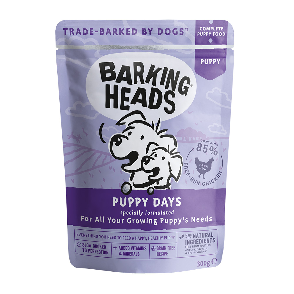 BARKING HEADS Puppy Days kapsička 300g 