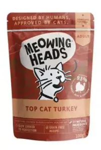 MEOWING HEADS Top Cat Turkey kapsička 100g 