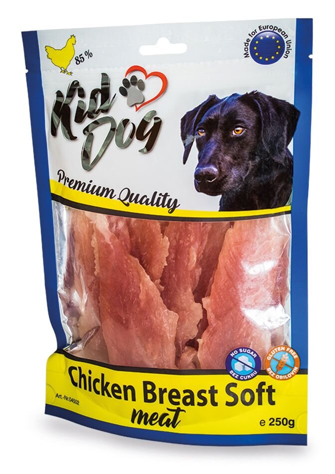 KIDDOG kuřecí prsa, měkké masíčko 250 g