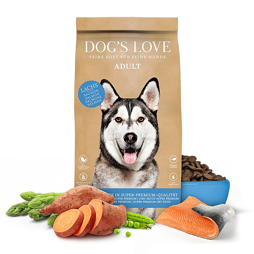 Dog's Love granule Losos Adult NEW 2kg