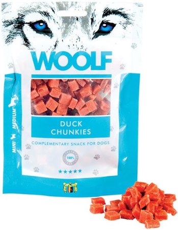 Woolf Duck Chunkies  100g