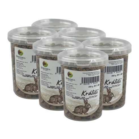 BOHEMIA 6x Králičí odměny 250g