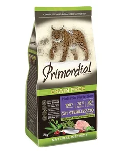 Primordial Pet Food Cat Sterilizzato Turkey & Herring 2 kg