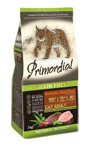 Primordial Pet Food Cat Adult Duck & Turkey 2 kg