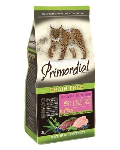 Primordial Pet Food Kitten Duck & Turkey 2 kg