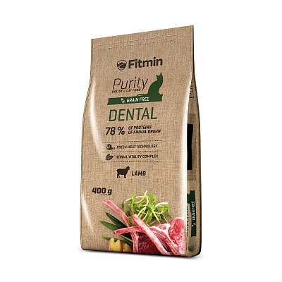 Fitmin Purity Dental kompletní krmivo pro kočky 400 g