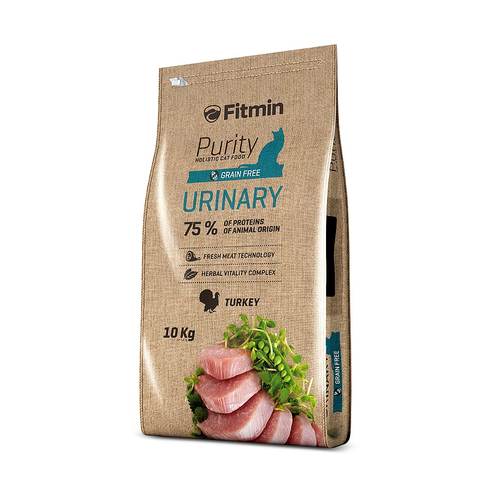Fitmin Purity Urinary kompletní krmivo pro kočky 10 kg