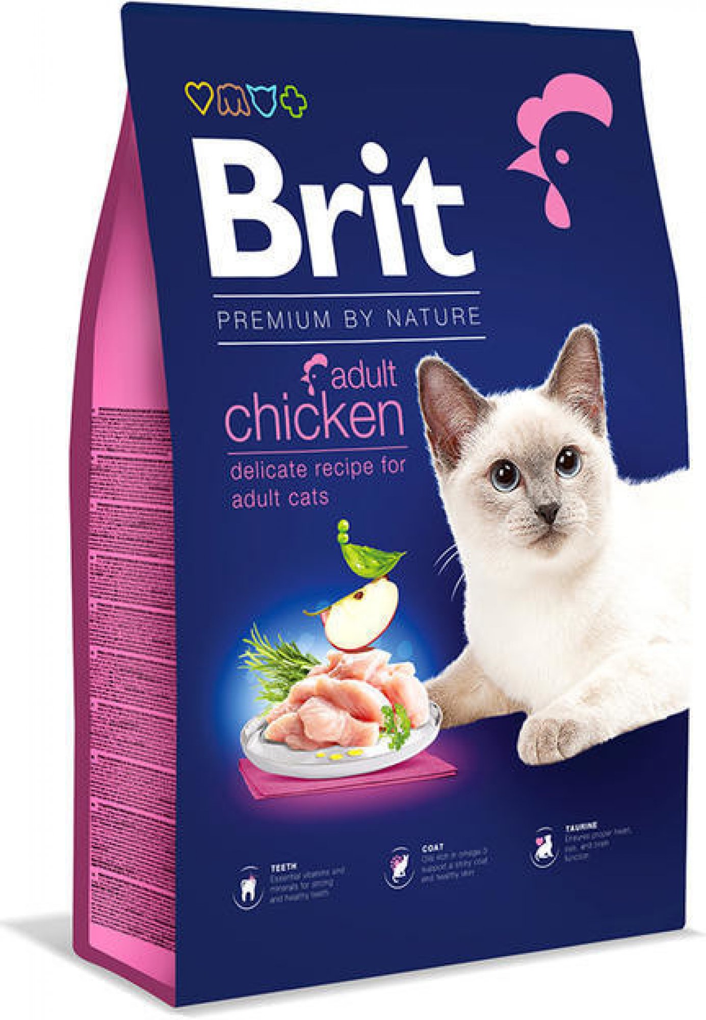 Brit Premium by Nature Cat Adult Chicken 8 kg