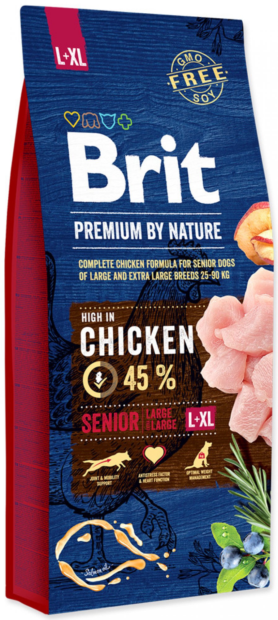 Brit Premium by Nature Dog Senior L+XL 15 kg