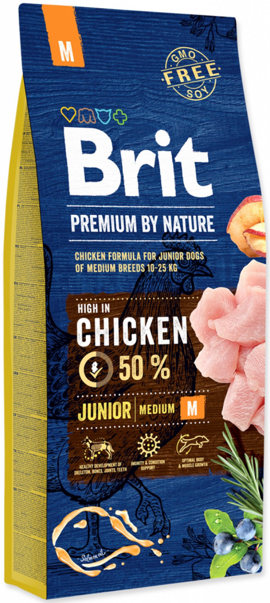 Brit Premium by Nature Dog Junior M 15 kg