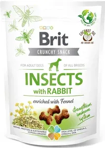  Brit Care Dog Crunchy Cracker Insect with Rabbit enriched with Fennel 200 g 