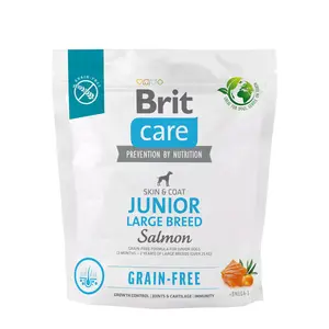  Brit Care Dog Grain-free Junior Large Breed Salmon 1 kg 