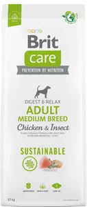  Brit Care Dog Sustainable Adult Medium Breed Chicken+Insect 12 kg 