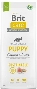  Brit Care Dog Sustainable Puppy Chicken+Insect 12 kg 