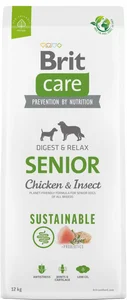  Brit Care Dog Sustainable Senior Chicken+Insect 12 kg 