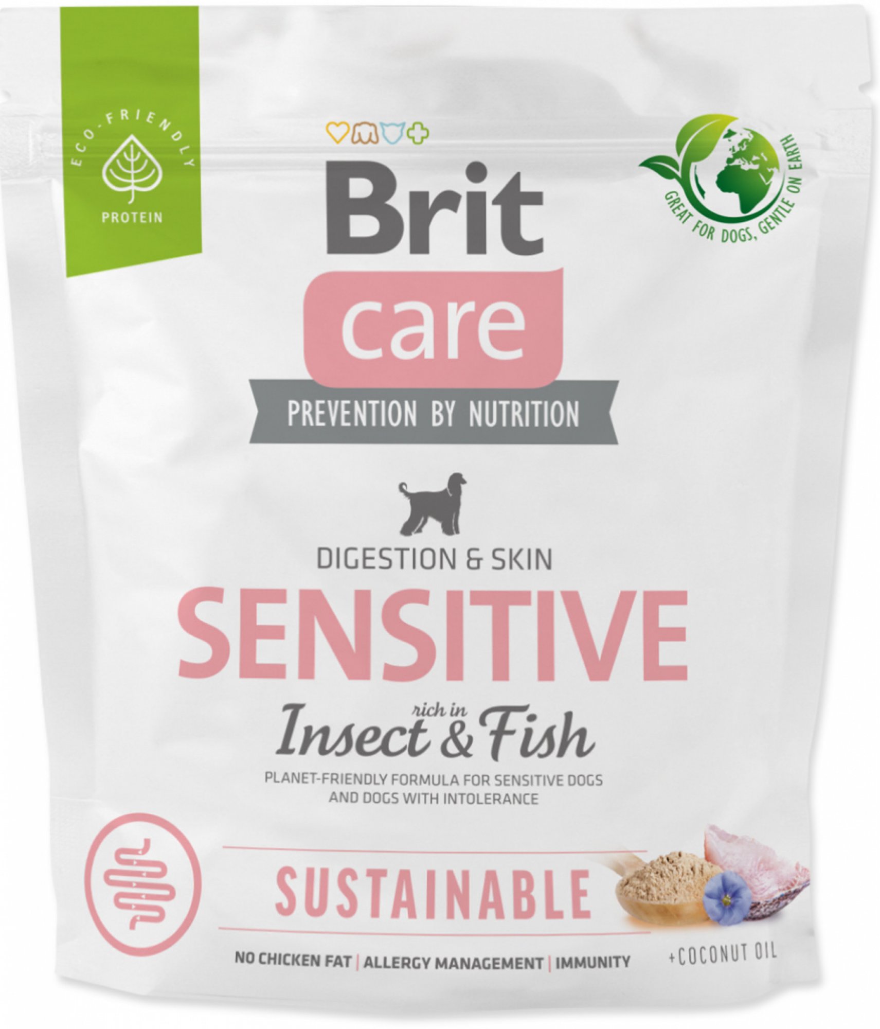  Brit Care Dog Sustainable Sensitive Insect+Fish 1 kg 