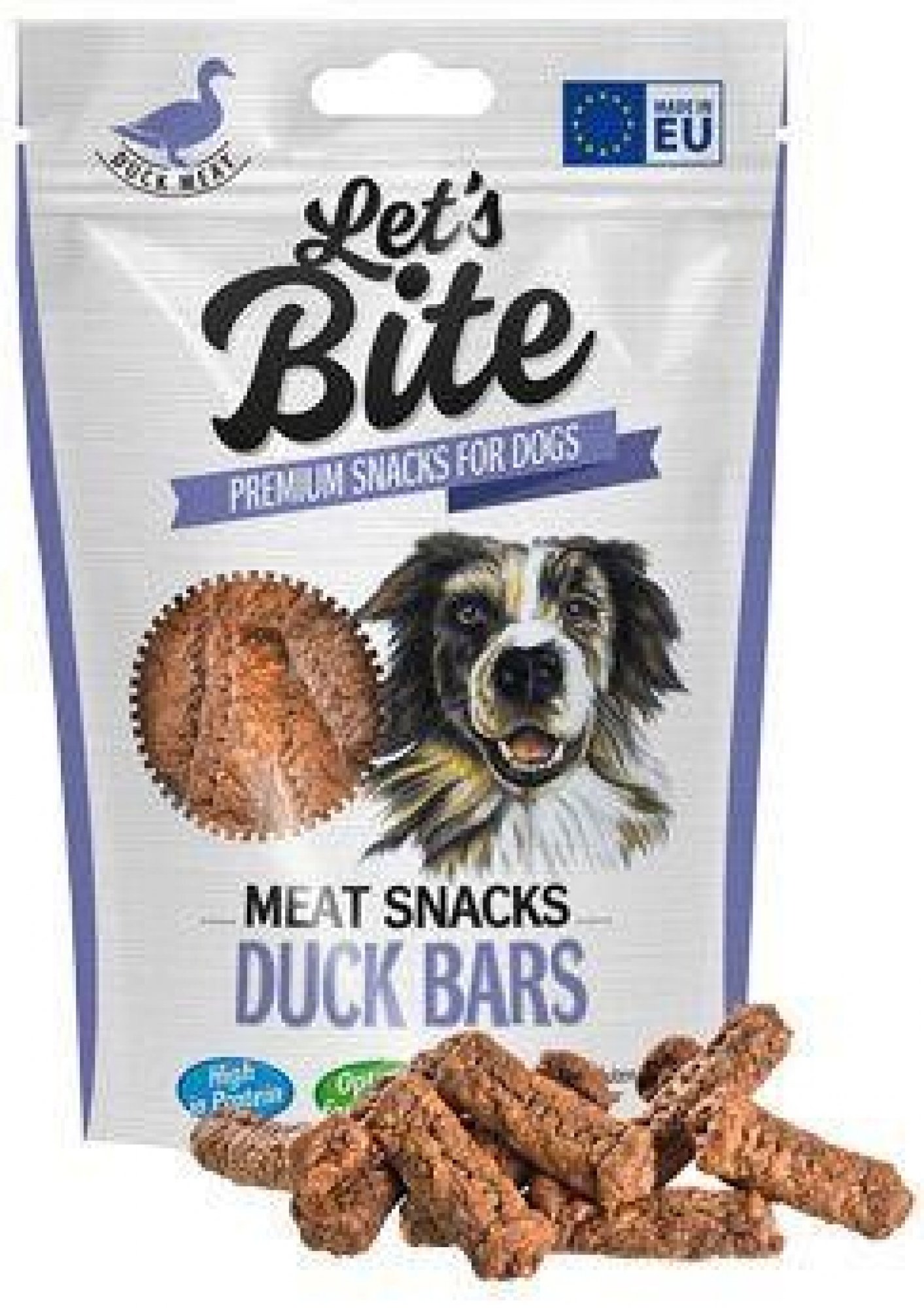  Brit DOG Let’s Bite Meat Snacks Duck Bars 80 g 