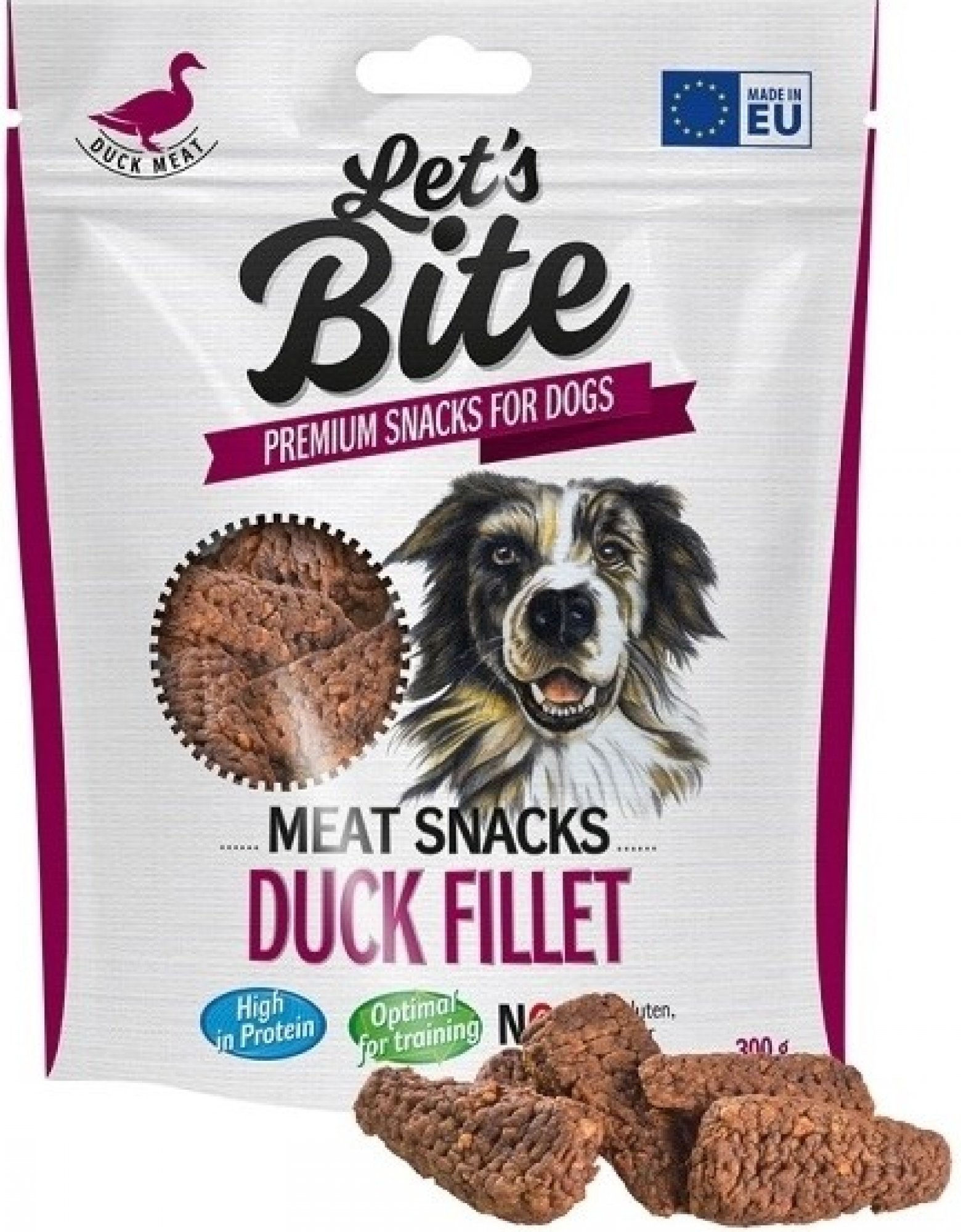  Brit DOG Let’s Bite Meat Snacks Duck Fillet 300 g 