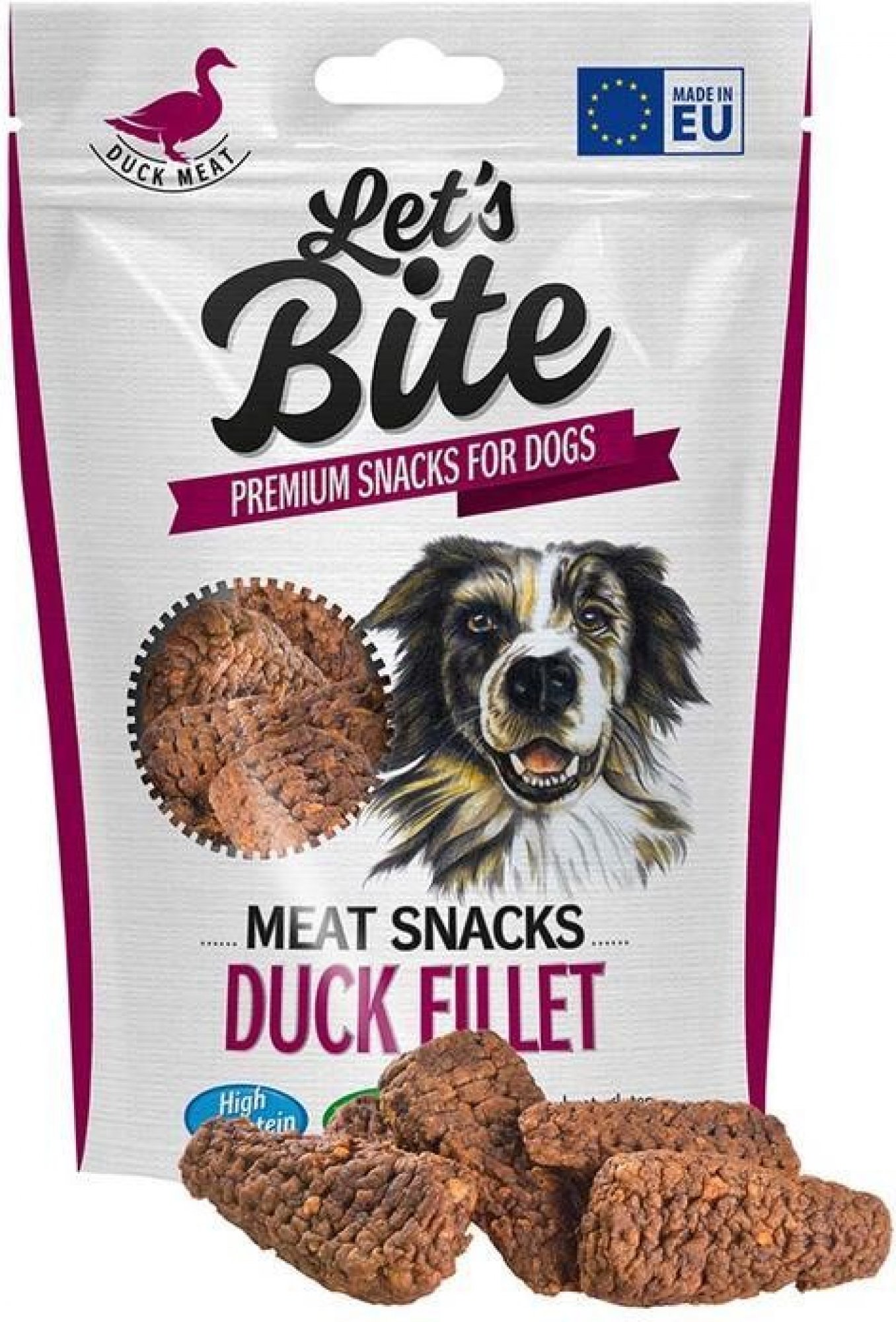  Brit DOG Let’s Bite Meat Snacks Duck Fillet 80 g 