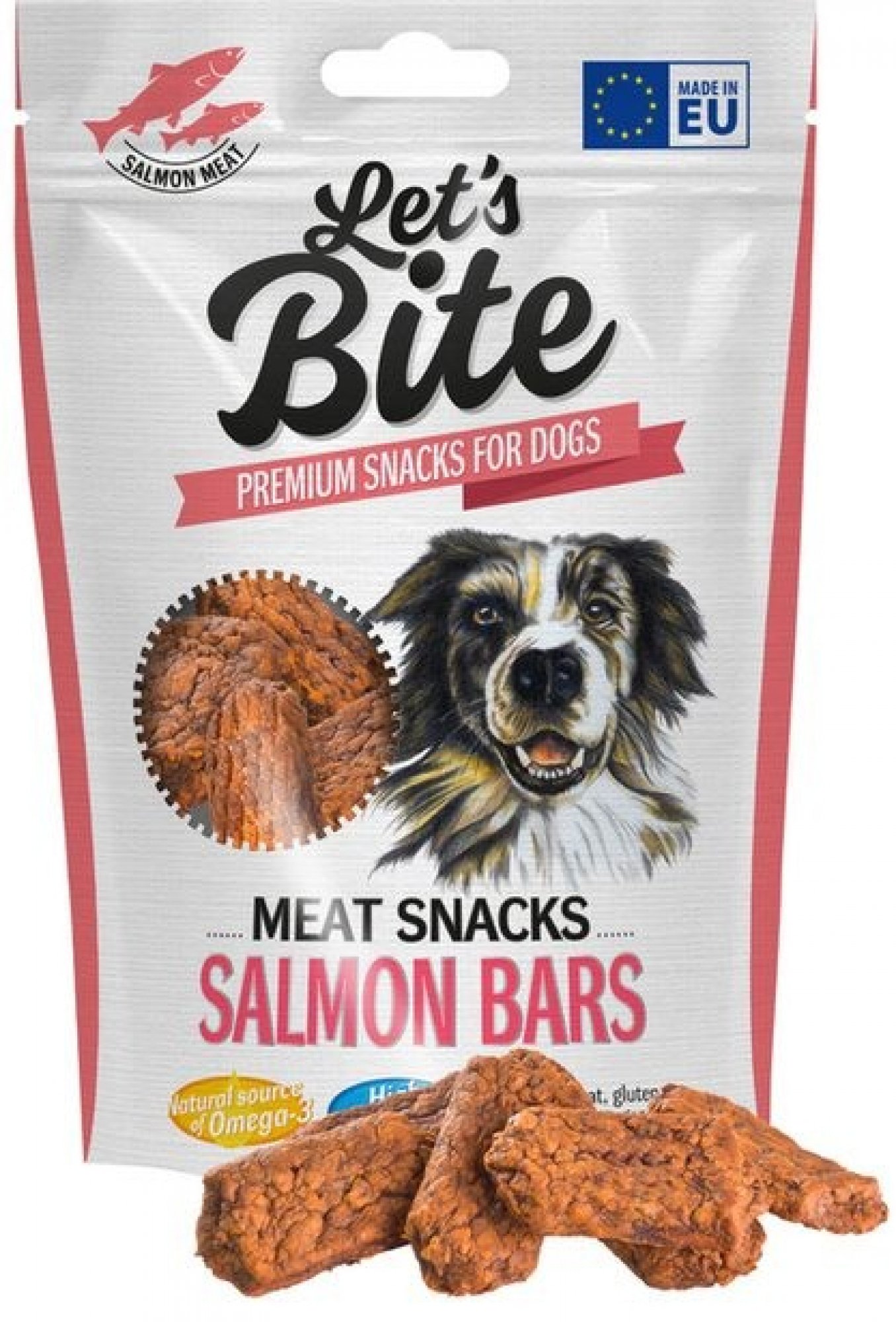  Brit DOG Let’s Bite Meat Snacks Salmon Bars 80 g 