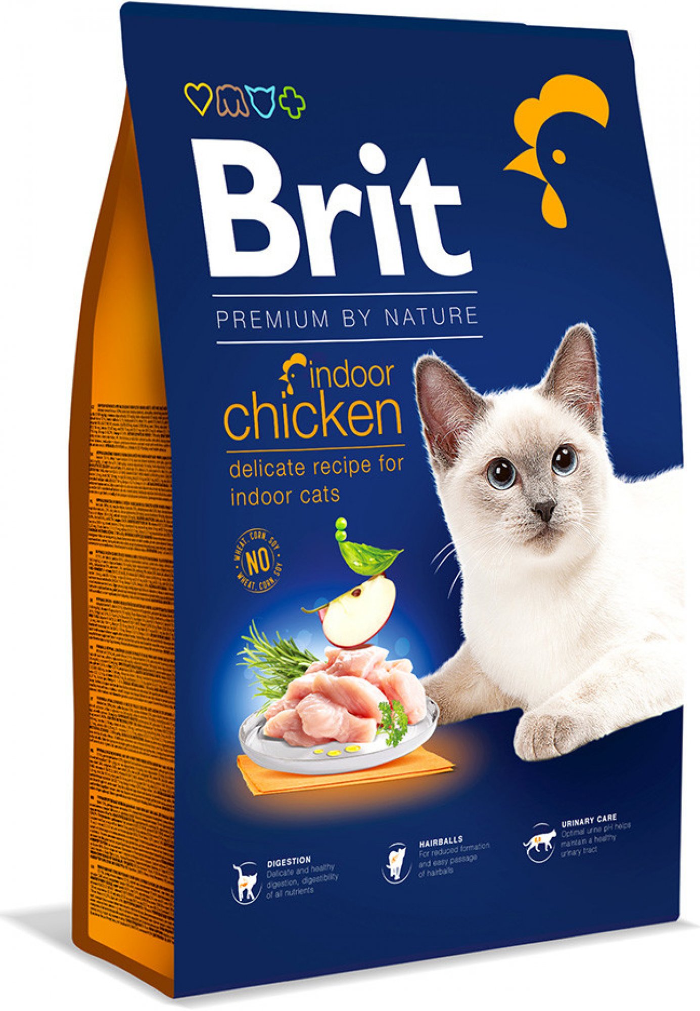  Brit Premium by Nature Cat Indoor Chicken 8 kg 