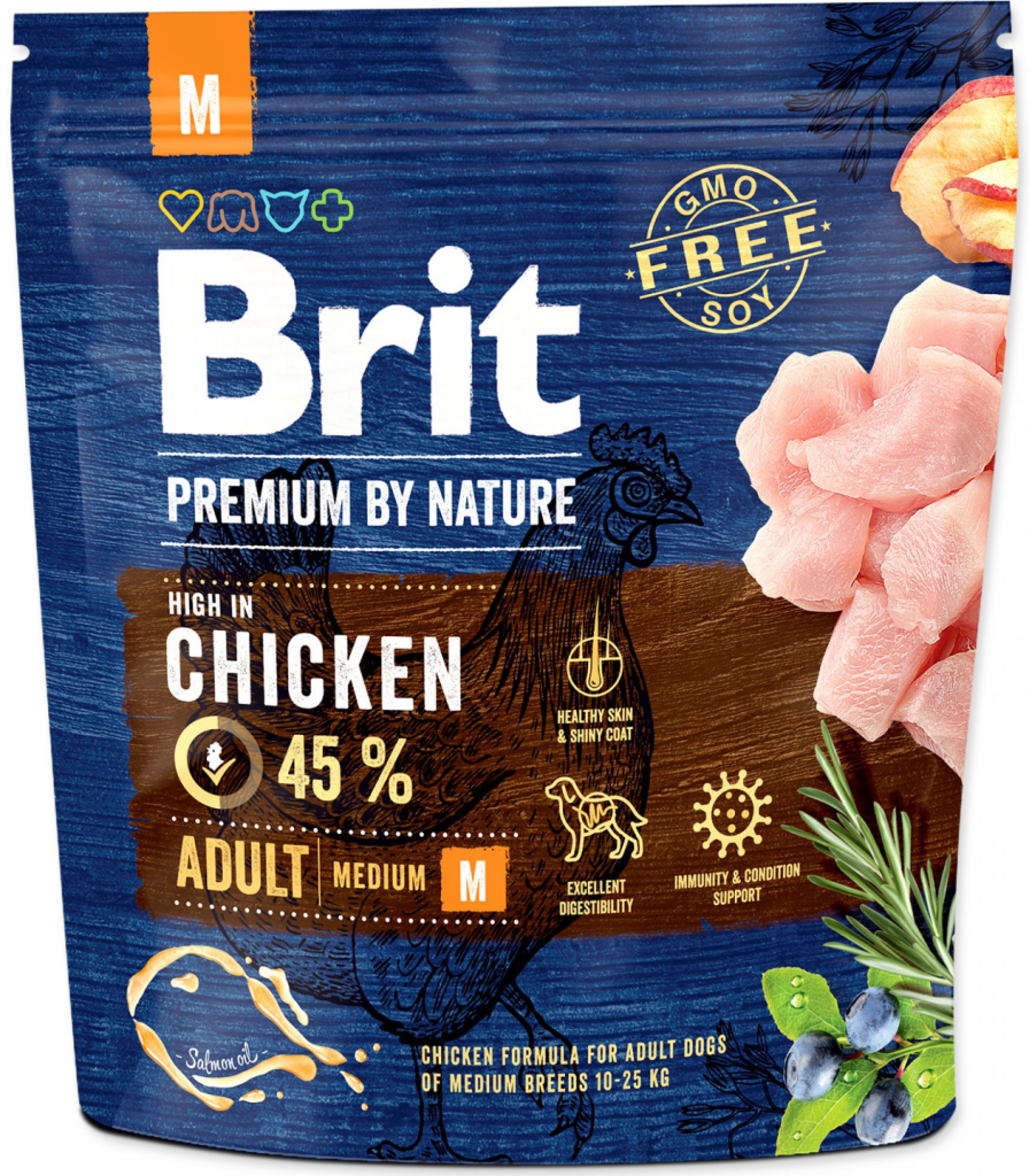  Brit Premium by Nature Dog Adult M 1 kg 