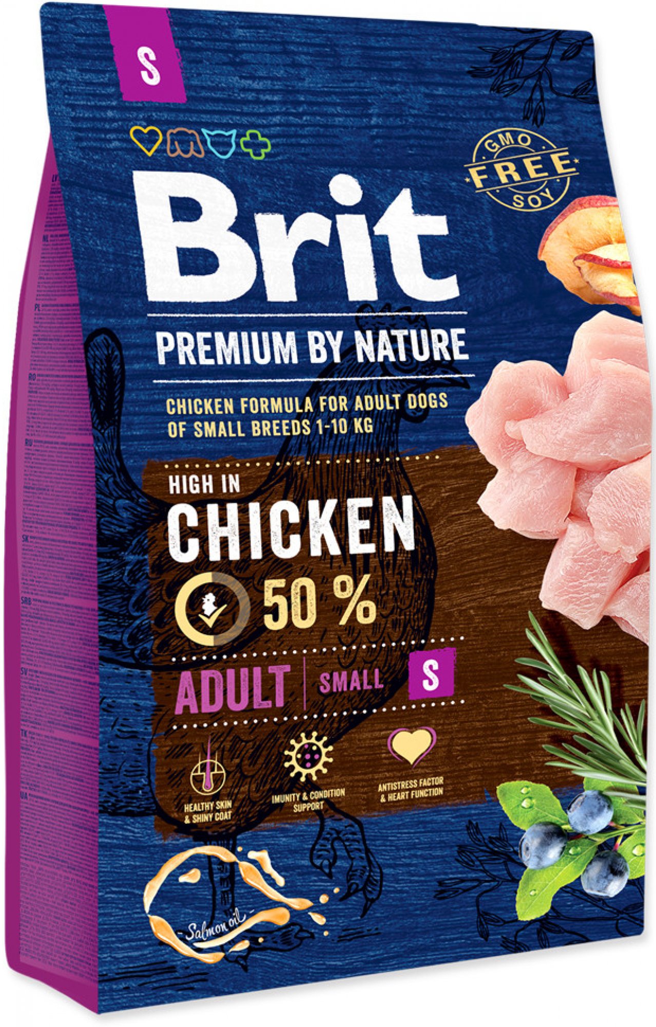  Brit Premium by Nature Dog Adult S 3 kg 