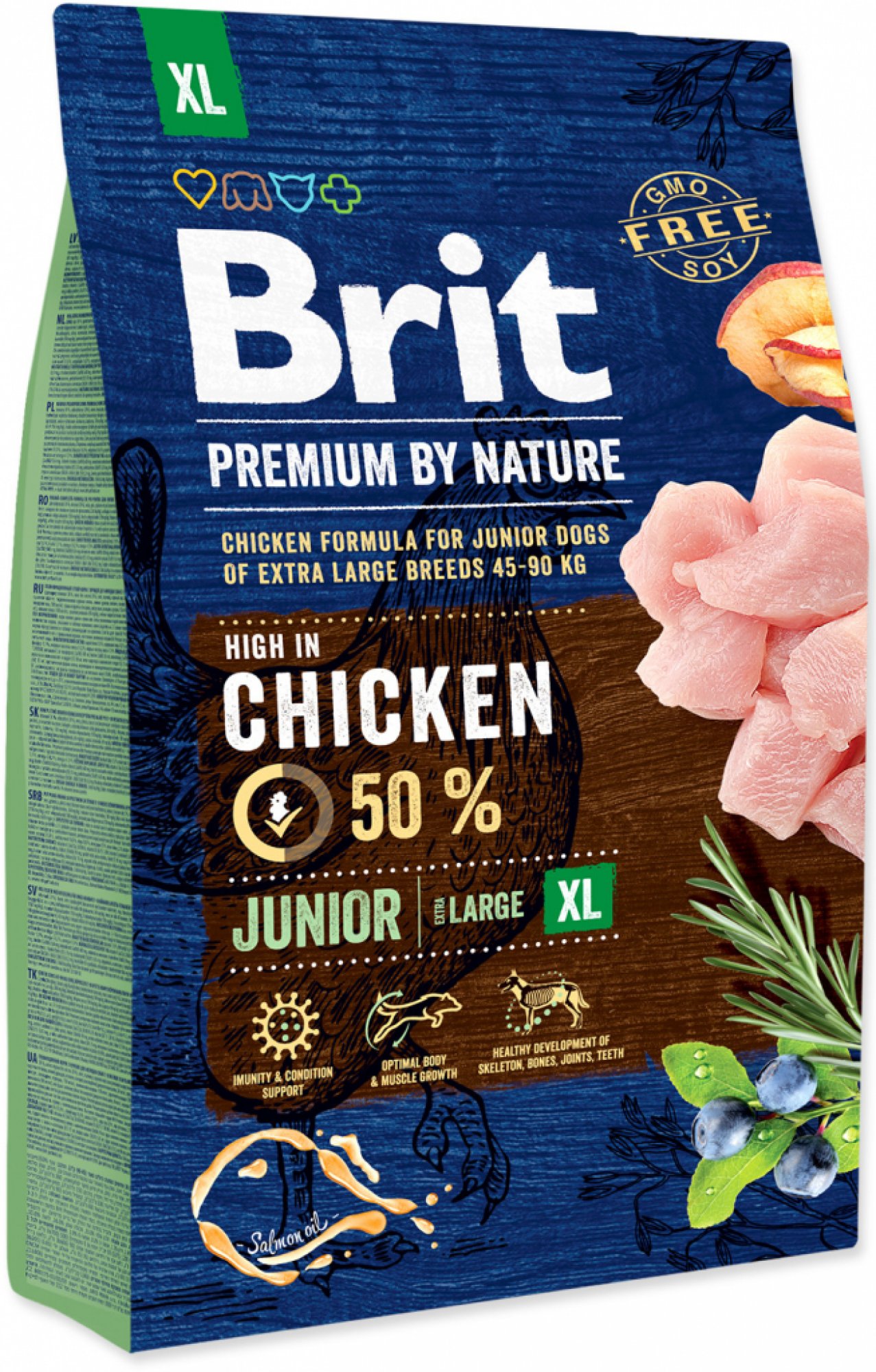  Brit Premium by Nature Dog Junior XL 3 kg 