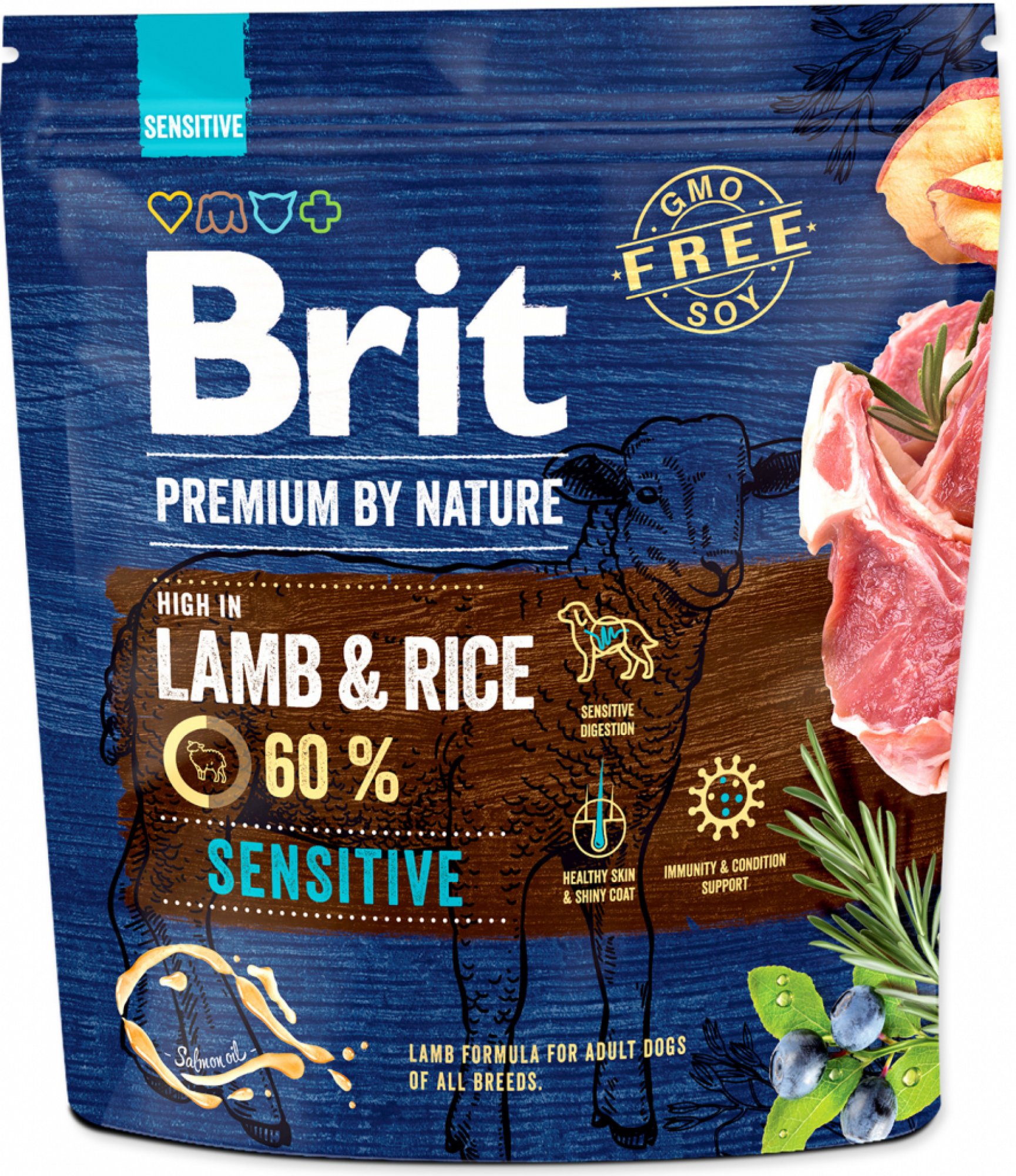  Brit Premium by Nature Dog Sensitive Lamb 1 kg 