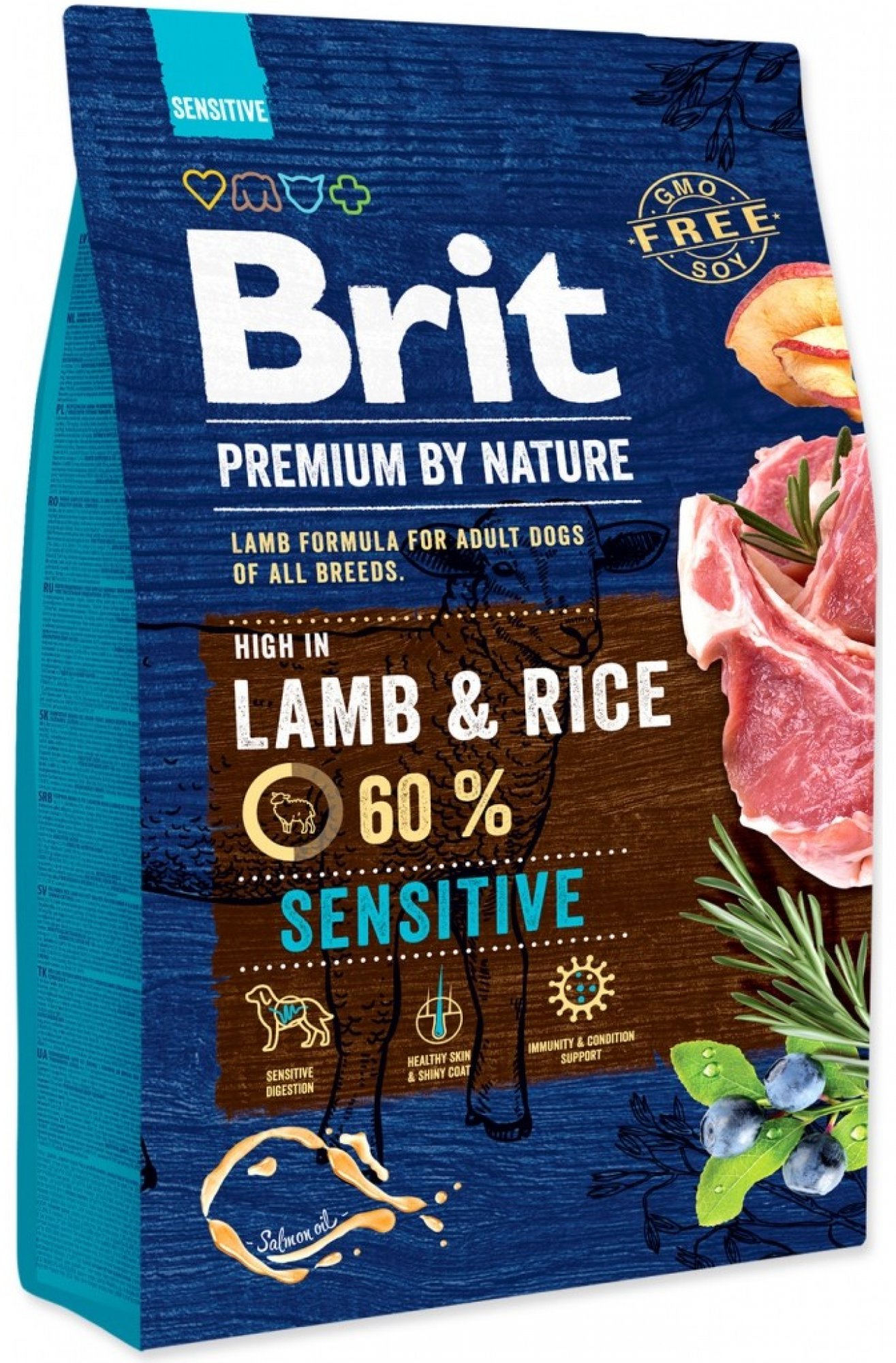  Brit Premium by Nature Dog Sensitive Lamb 3 kg 