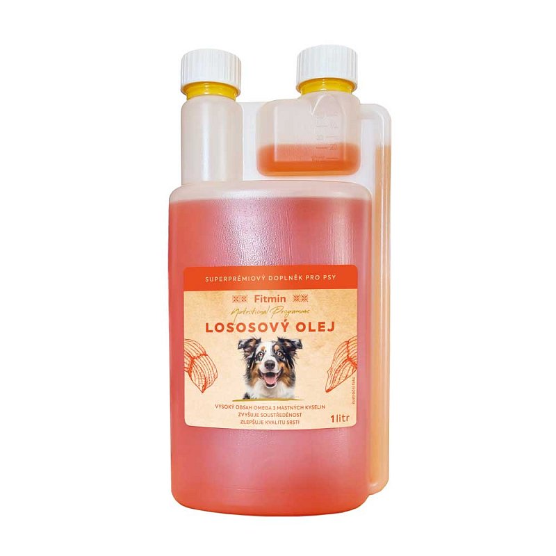 Fitmin Lososový olej pro psy 1 l