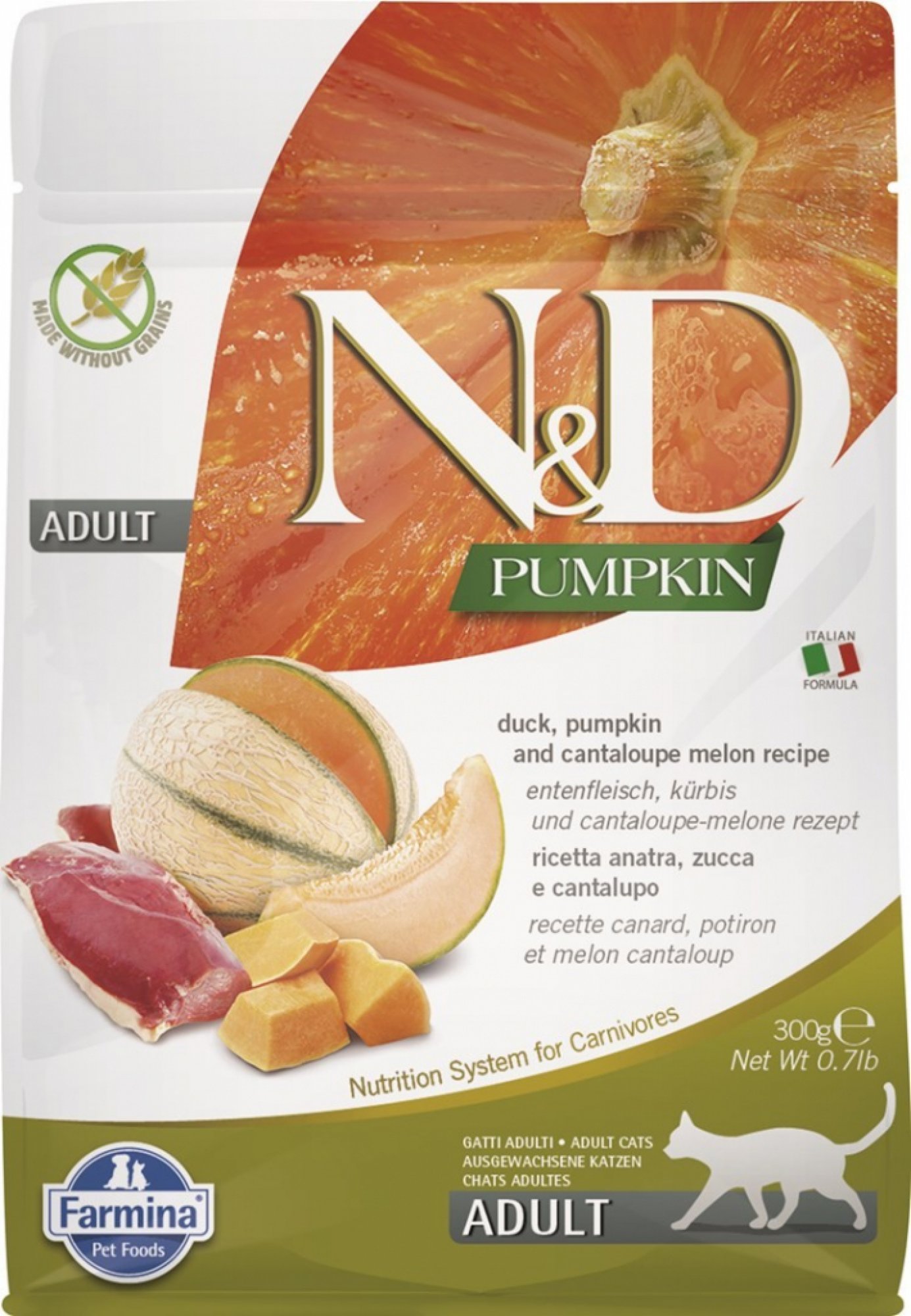 N&D Grain Free Cat Adult Pumpkin Duck & Cantaloupe 0,3 kg 