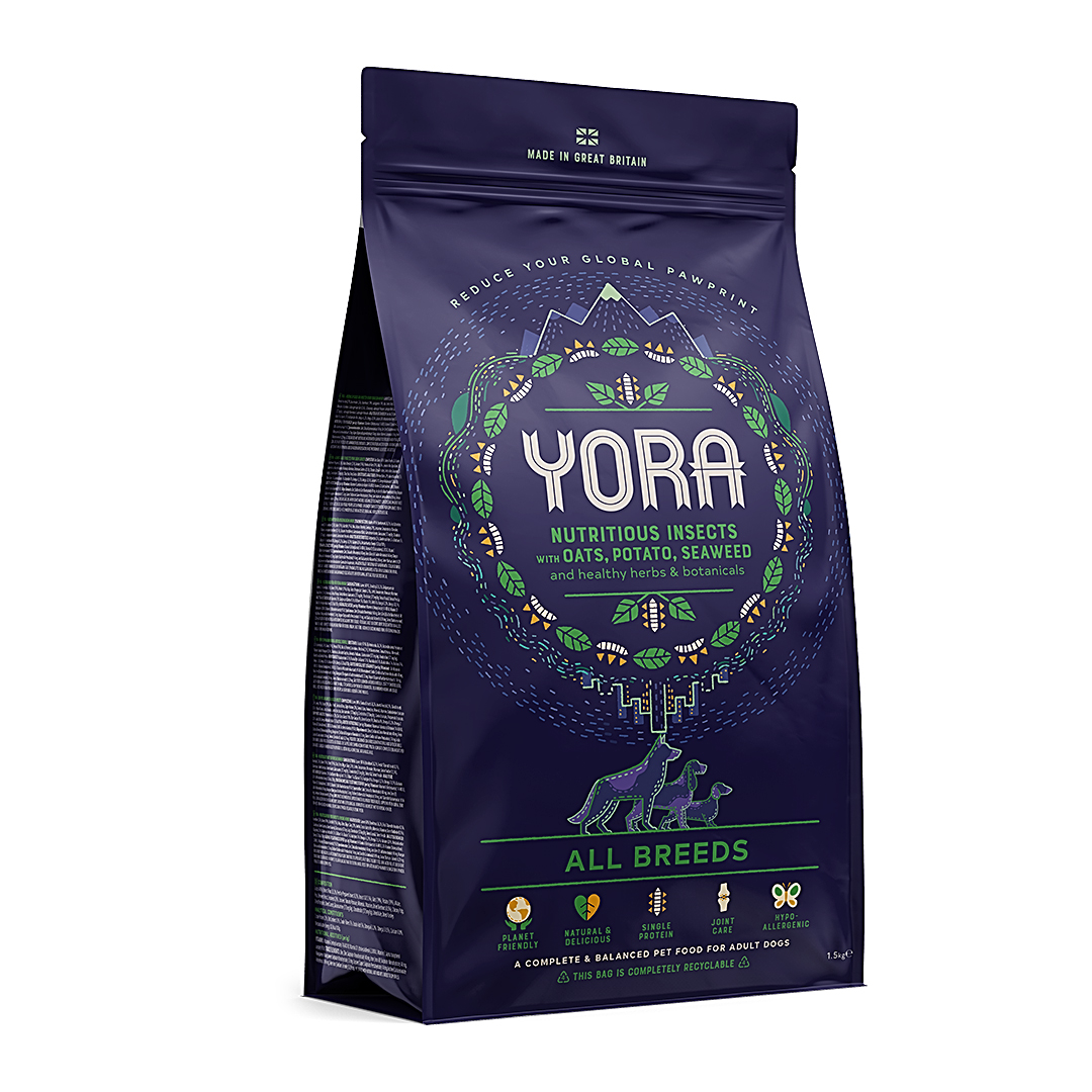 YORA Dog Adult granule z hmyzu All Breeds 6 kg