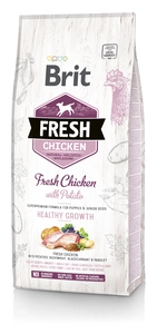 Brit Fresh Dog Chicken&Potato Puppy Healthy Growth 12kg 