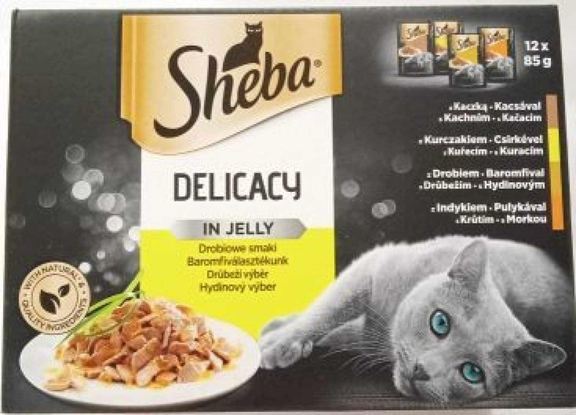 Sheba kapsa Drůbeží výběr v želé 12x85g 
