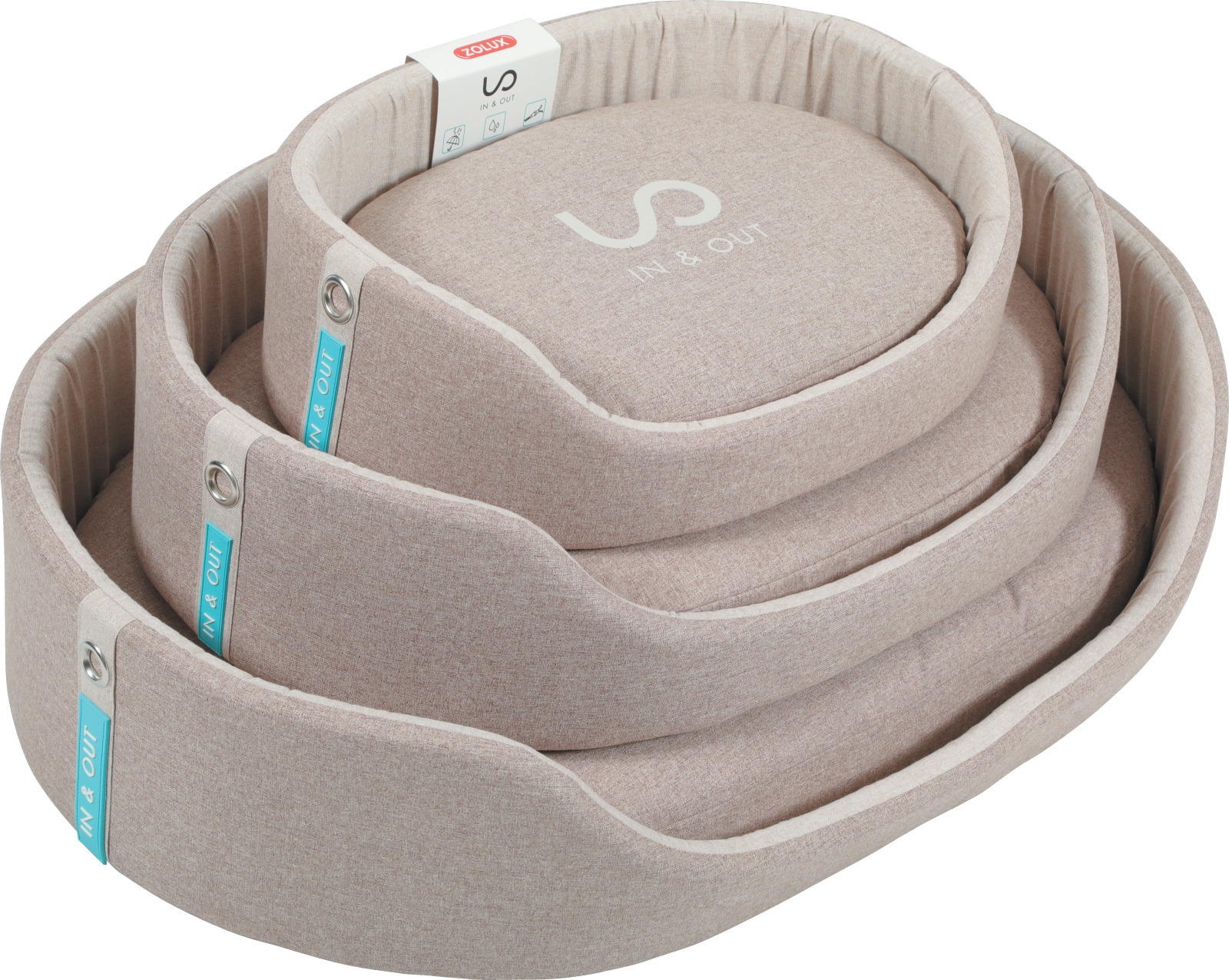 Pelech IN&OUT Oval 80cm béžový Zolux 