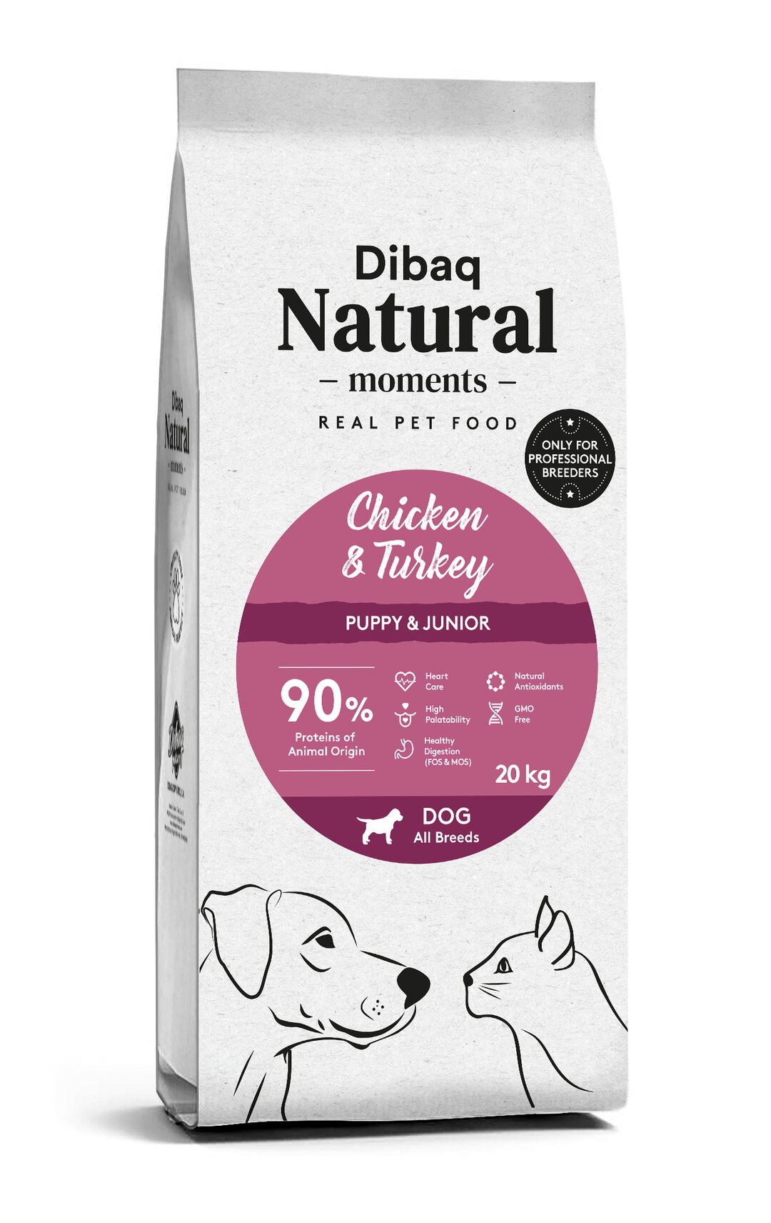 NATURAL BREEDER DOG Puppy&Junior 20kg