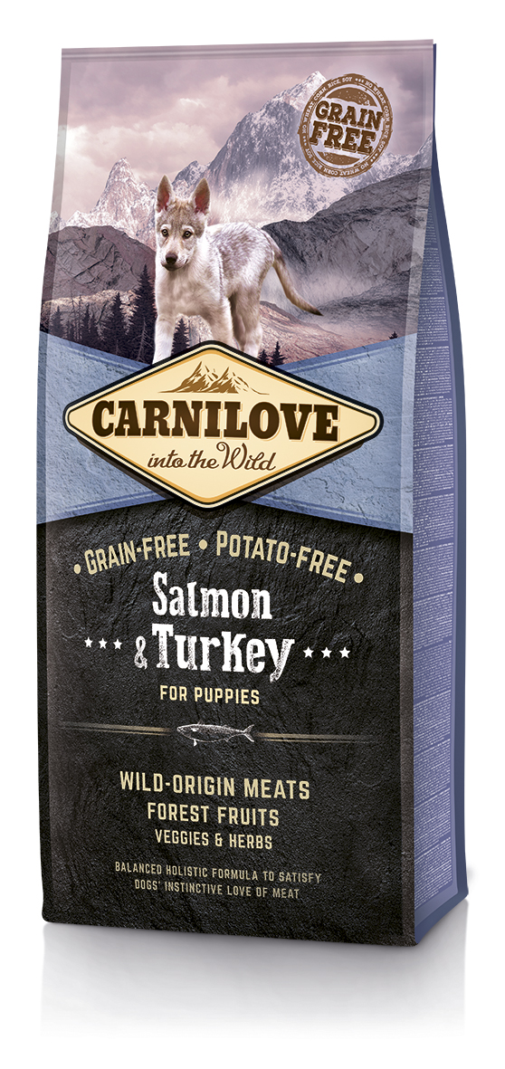 Carnilove Dog Salmon & Turkey for Puppies 12kg 