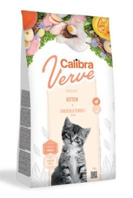 Calibra Cat Verve GF Kitten Chicken&Turkey 750g 