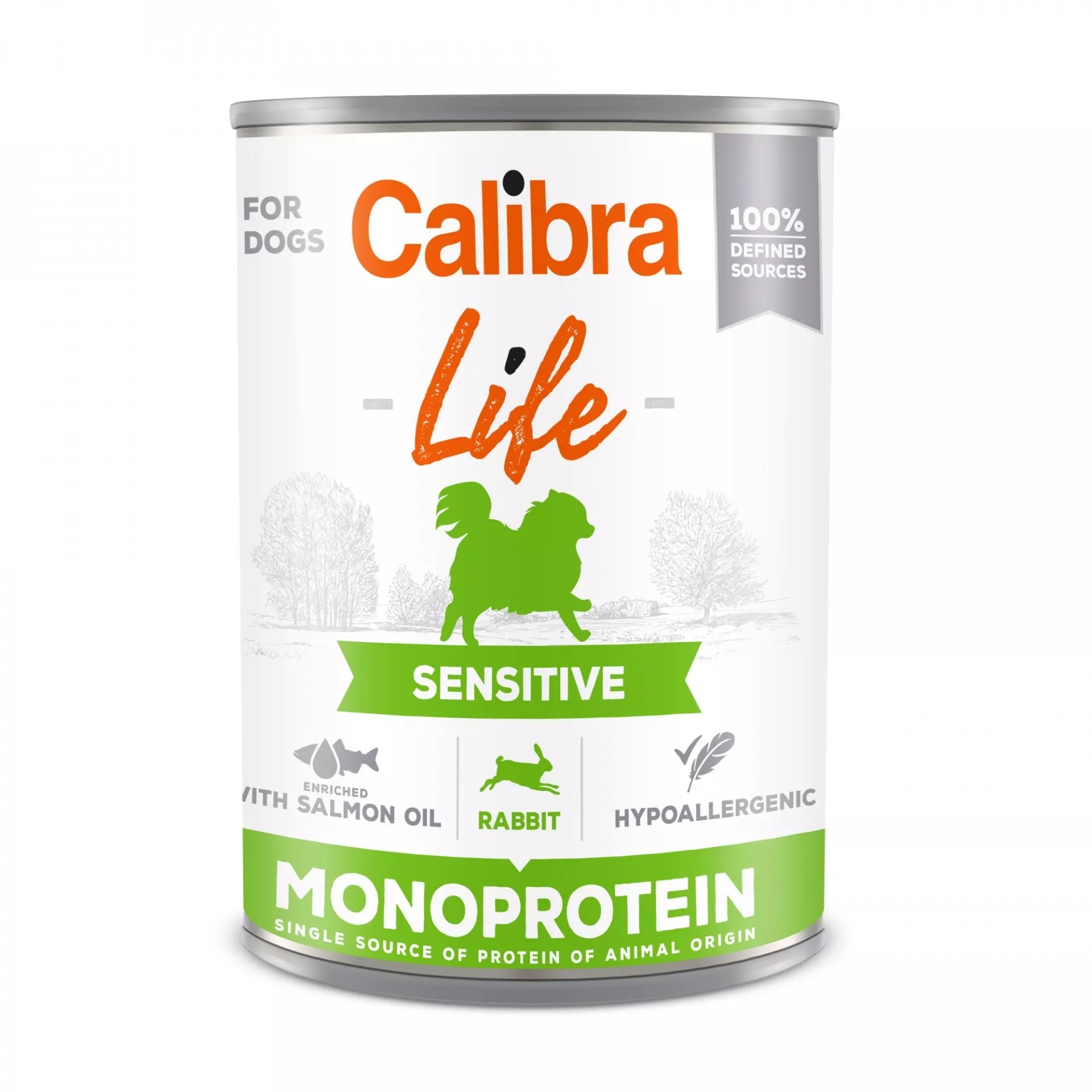 Calibra Dog Life konzerva Sensitive Rabbit 400g 