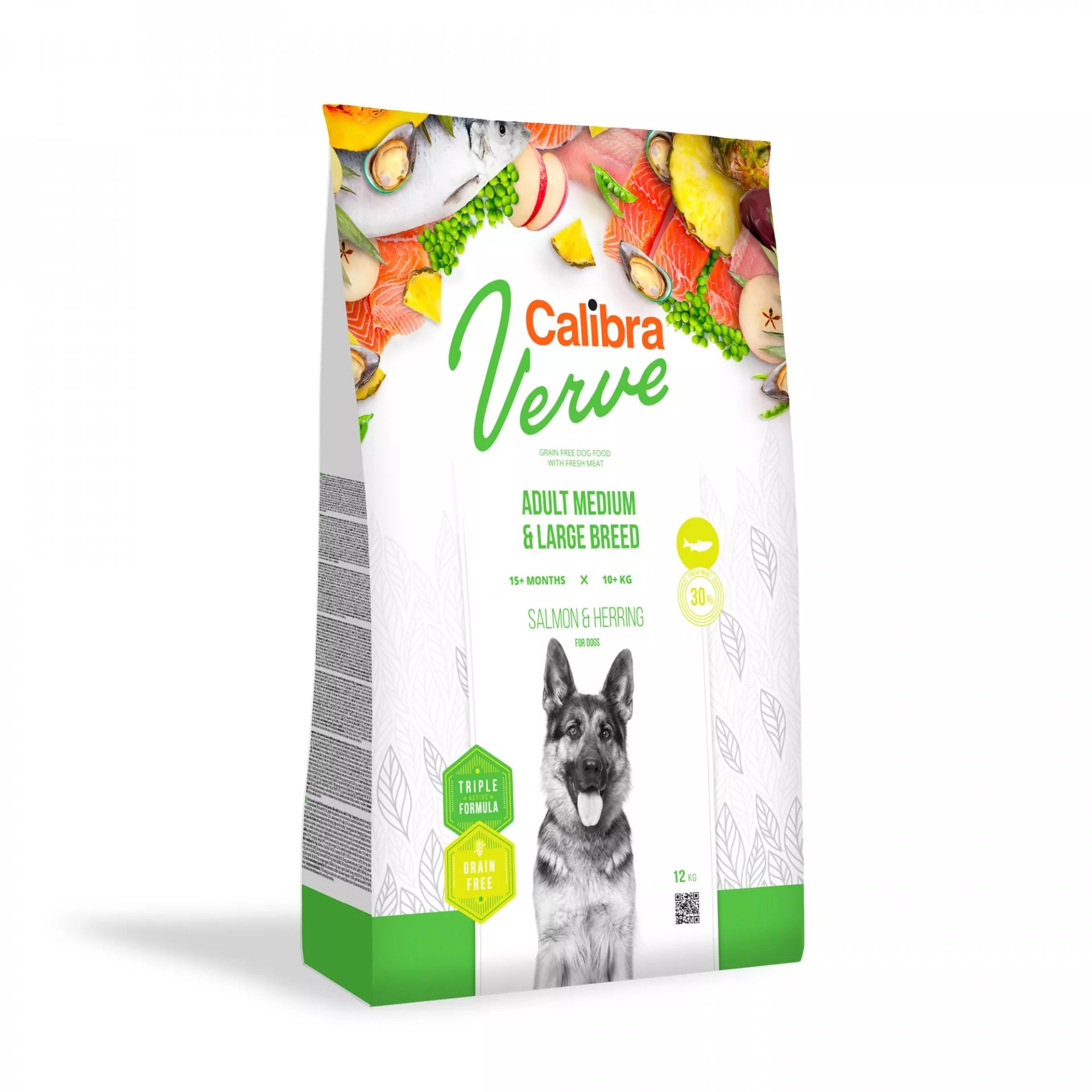 Calibra Dog Verve GF Adult M&L Salmon&Herring 12kg 