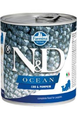 N&D DOG OCEAN Puppy Codfish & Pumpkin 285g 