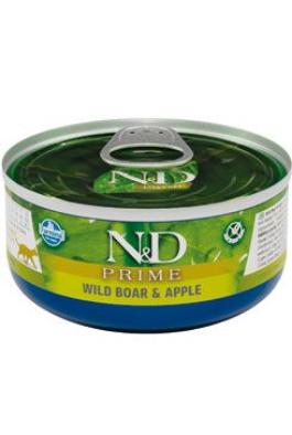 N&D CAT PRIME Adult Boar & Apple 70g 