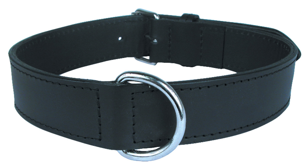 Obojek pes pravá kůže černý Zolux 